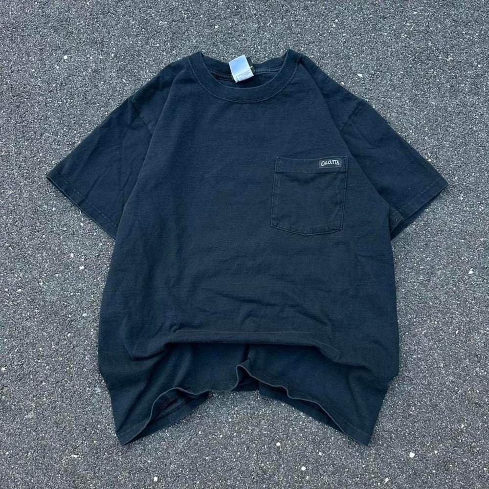 Calcutta Men Medium Faded Black Graphic Skull Fishing T Shirt